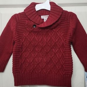 Cat and Jack Red Sweater, Size 18 month